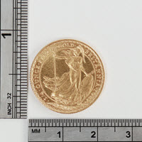 Britannia 1/4 Oz Gold Coin 1987